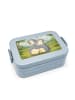 Mr. & Mrs. Panda Bentobox Pinguine Kuscheln Design ohne Spruch in Blau Pastell