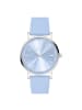 s.Oliver Armbanduhr Modern Statement in blau