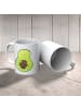 Mr. & Mrs. Panda Tasse Avocado Kern ohne Spruch in Weiß
