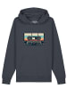 wat? Apparel Sweatshirt Retro Kassette in India Ink Grey