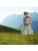 tectake Frauenkostüm Midi-Dirndl Oberammergau Modell 1 in silber/grün