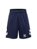 Hummel Sportset T-Shirt Shorts Regular Fit Logodruck in Navy