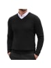 Cappuccino Italia Pullover Mock in Schwarz