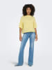JDY Gestricktes T-Shirt in Pastel Yellow
