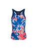 BIDI BADU Aluna Tech Tank - green/berry in dunkelblau/neon rot