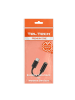 Wisam Teltech Adapter HF Digital Audio Klinke 3,5 mm - USB-C schwarz TAD-A01