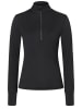 super.natural Merino Longsleeve in schwarz