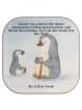 Mr. & Mrs. Panda Tischuntersetzer Pinguin Opa Enkel Design mit S... in Weiß