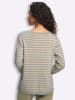 Heine Ringel-Pullover in steingrau-sand-geringelt