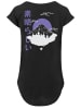 F4NT4STIC Long Cut T-Shirt Mount Fuji in schwarz