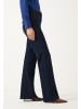 More & More leicht ausgestellte Bootcut-Jeans in rinse wash denim