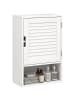 HOMCOM Hängeschrank in Weiß 40L x 20B x 60H cm