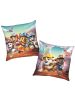 Paw Patrol Dino Rescue| Paw Patrol | 40 x 40 cm Kinder Deko-Kissen | Wende-Motiv