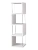 58 aufm Kessel REGAL Elga 33x33x126 Bücherregal Standregal weiß matt