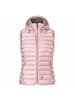 Wellensteyn Weste Italy Vest Hood in Rose