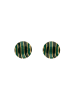 faina Women Earrings in Gold Green Black