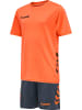 Hummel Kinder Trainingsanzug "Hmlpromo Kids Duo Set" in Orange