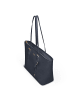 Lazarotti Bologna Leather Shopper Tasche Leder 35 cm in navy