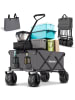 tectake Faltbarer Handwagen mit breiten Reifen Belastbarkeit 80kg
