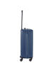 travelite Bali - 4-Rollen-Trolley M 67 cm (weiß/cognac) in blau