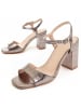 Montevita Sandalen mit Absatz, in Silber