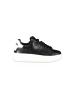 GAELLE PARIS Schwarze Polyurethan-Sneaker