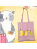 Mr. & Mrs. Panda Henkeltasche Raupe Schmetterling ohne Spruch in Rosa Pastell