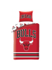 COFI 1453 Chicago Bulls Bettwäsche Set 2 teilig Mikrofaser 140 × 200 cm in Mehrfarbig