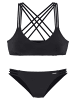 Bruno Banani Bustier-Bikini in schwarz