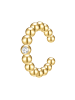 Lulu & Jane Ohrklemmen Sterling Silber Diamant in gelbgold