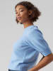 Vero Moda Strickpullover in Little Boy Blue 1