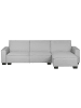 Beliani Ecksofa ROMEDAL in Grau/Schwarz - (W) 290 x (H) 86 x (L) 173 cm