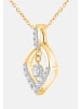 Diamant Exquis Halskette aus 585 Gelbgold mit Diamant