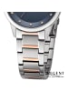 Regent Armbanduhr-Analog silber, rosegold mittel (ca. 33mm) Regent Metallarmband