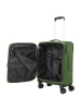 travelite Cubis 4 Rollen Kabinentrolley S 55 cm mit Dehnfalte green