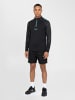 Hummel Halbreißverschluss Sweatshirt Hmlblaze Herren in BLACK/POOL BLUE
