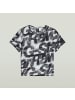 G-Star Raw T-Shirt in lt chalk sprayed letters