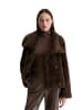 Marc O'Polo Teddyjacke relaxed in Shaded Brown