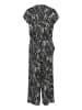 Kaffe Overall KAmira Loose fit in Black/Chalk Graphic Print
