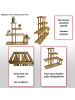 MCW Pflanzregal L71 mit 5 Ablagen, Braun
