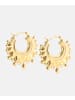 Vanlere Creolen aus 375 Gelbgold