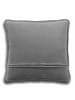 JOOP! Kissenhülle UNI Doubleface 50x50 cm in Rauch, Graphit