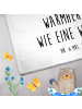 Mr. & Mrs. Panda Gästehandtuch Sternzeichen Waage mit Spruch in Weiß