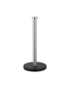 relaxdays Küchenrollenhalter in Silber/ Schwarz - (H)33 x Ø 15 cm