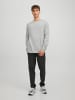 Jack & Jones Rundhals Strickpullover Langarm Sweater aus Baumwolle JJEHILL in Grau-2