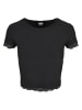 Urban Classics Cropped Tees in black