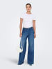 ONLY Jeans mit weitem Bein in Medium Blue Denim