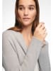 tRUE STANDARD Strickjacke cashmere in LIGHT GRAY-MELANGE