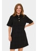SAINT TROPEZ Kleid NigellaSZ Lockere Passform in Black