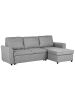 Beliani Ecksofa NESNA in Grau - (W) 228 x (H) 84 x (L) 145 cm
